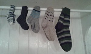 Fem hjælpemotor fiber Sokkemageriet / Håndstrikket skønne sokker til hele familien
